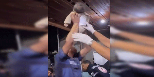 Siyonistler 50 günlük bebeği katletti! Babanın feryadı yürek dağladı...