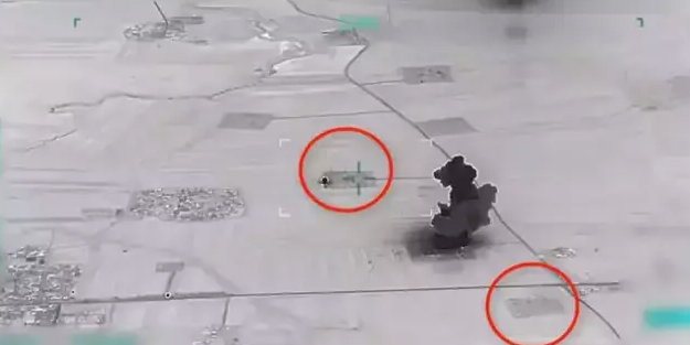 50 km derinlikte operasyon F-16'lar petrol kuyularını yok etti! Türkiye'ye ait jetler tarafından vuruldu