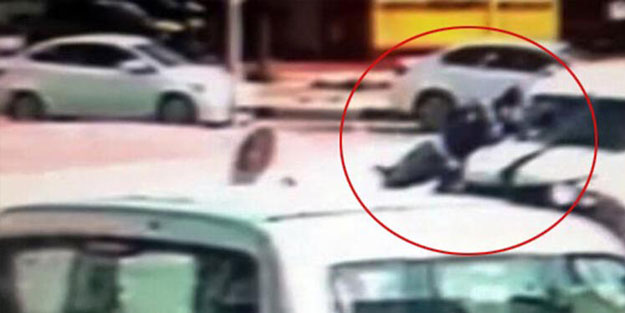 50 metre sürüklenen motorcunun feci ölümü