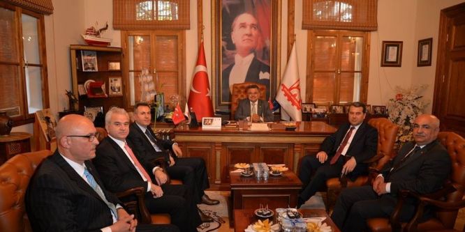 BEBKA yöneticilerinden Başkan Yağcı’ya ziyaret