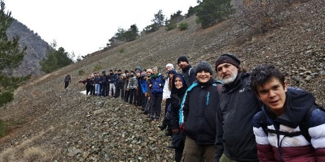 Eskişehir Doğa Aktiviteleri Grubu 40 kişi ile doğa yürüyüşü yaptı