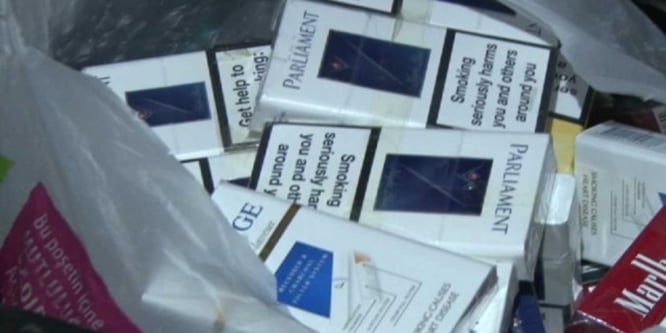 3 bin 730 paket kaçak sigara ele geçirildi