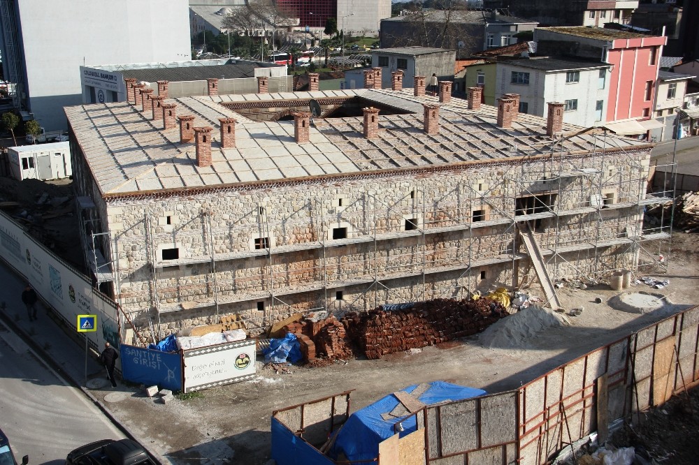 511 yıllık tarihi Taşhan’ın restorasyonu Nisan ayında tamamlanacak 