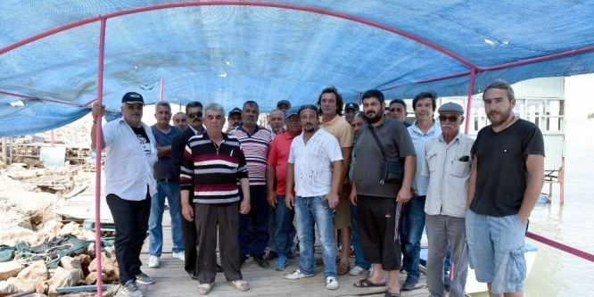 Antalya’da teknecilerden iskele tepkisi
