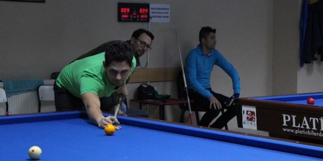Karaman’da üç bant bilardo heyecanı sona erdi