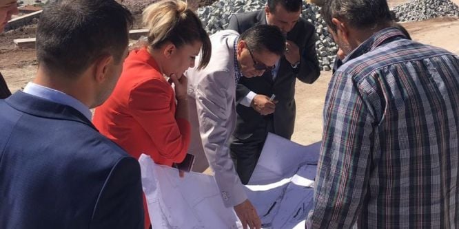 Başkan Tiryaki’den şantiyelere denetim