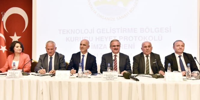 Teknoloji Geliştirme Bölgesi kurucu heyet protokolü imzalandı
