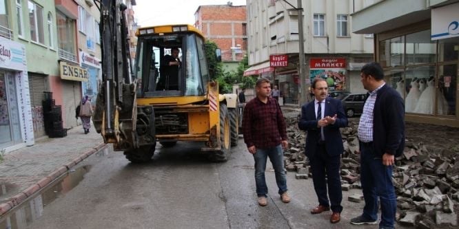 Bafra’da 100 bin ton asfalt hedefi