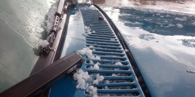 Çorlu’ya dolu sürprizi
