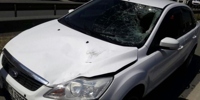 Yola uçan evrağını almaya çalışırken araç çarptı