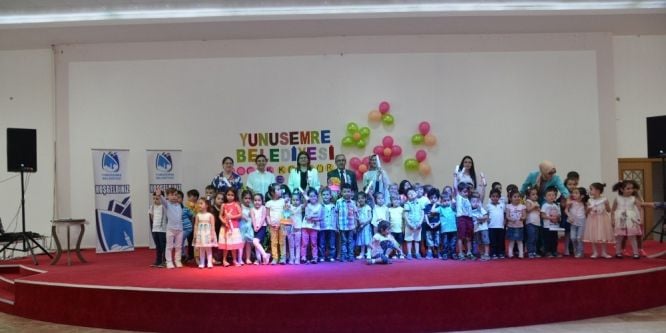 Yunusemreli minikler sertifikalarını aldı