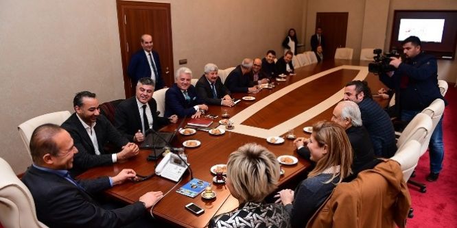 Ziyapaşa Bulvarı için Başkan Sözlü’ye brifing