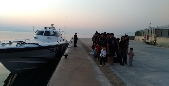 54 kaçak göçmen yakalandı!