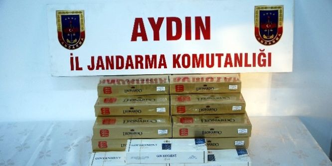 370 paket kaçak sigara ele geçirildi