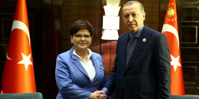 Cumhurbaşkanı Erdoğan Polonya Başbakanı Syzdlo’la görüştü