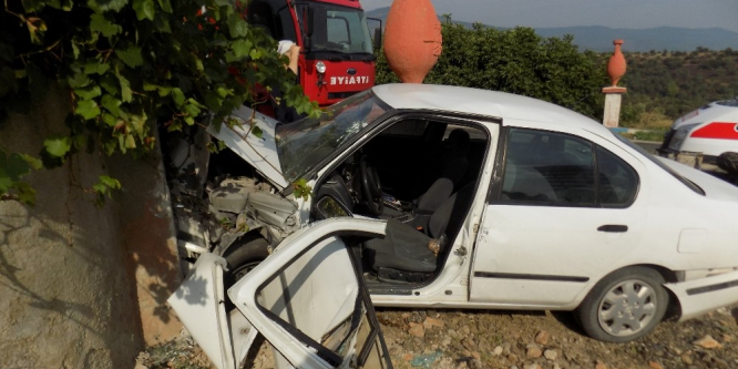 Motosiklete çarpmamak için hayatından oluyordu