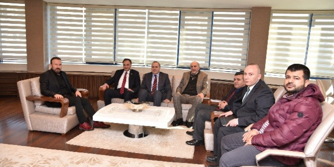 Başkan Nevzat Doğan, DİKA heyetini ağırladı