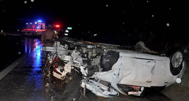 Edirne’de feci kaza!