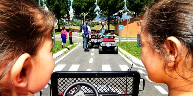 Minik sürücülere trafik eğitimi verildi