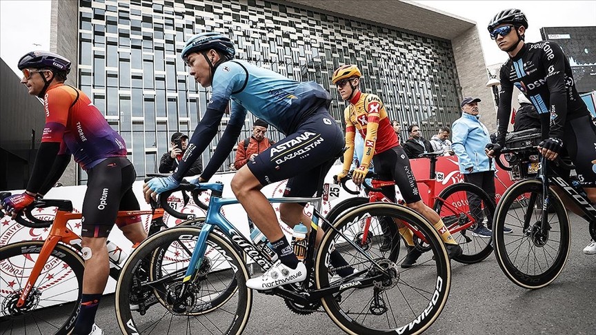 57. Cumhurbaşkanlığı Türkiye Bisiklet Turu'nda 8. ve son etap hava şartları nedeniyle iptal edildi