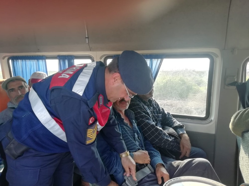 57 servis aracı sürücüsüne 47 bin lira para cezası kesildi 