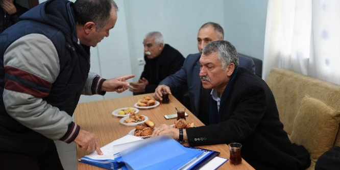 Başkan Zeydan Karalar’dan muhtarlara ziyaret