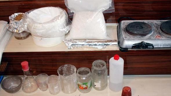 Gaziantep’te 2 kilo metamfetamin ele geçirildi