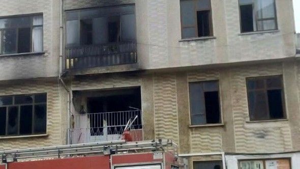 Sobadan yangın çıktı