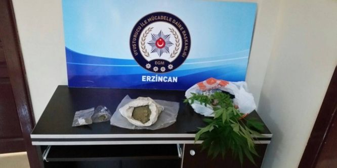 Erzincan’da uyuşturucu operasyonu