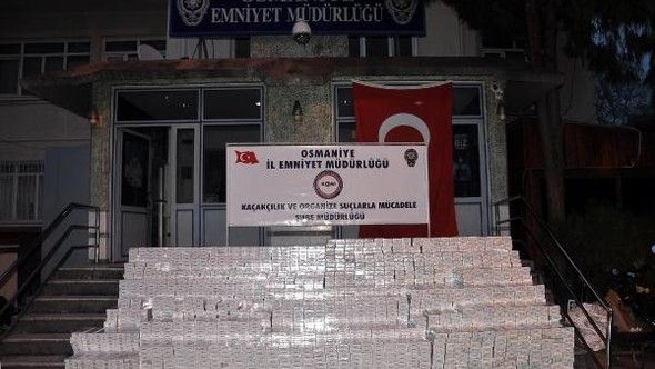 103 bin 950 paket sigara ele geçirildi