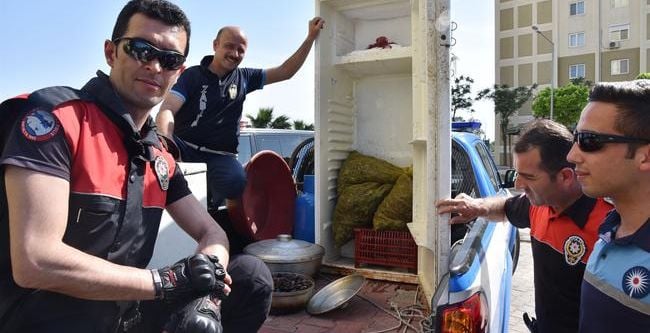 Antalya’da midye operasyonu