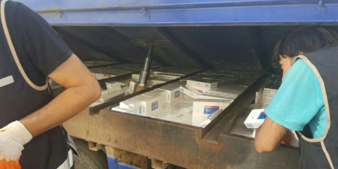 20 bin paket kaçak sigara ele geçirildi
