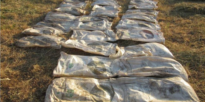Muş’ta 1,5 ton amonyum nitrat ele geçirildi