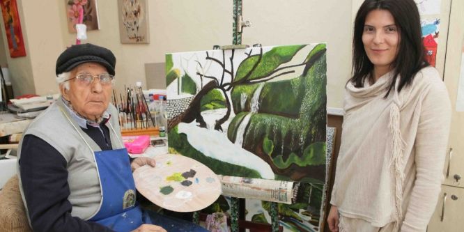 Resim aşkından hiç vazgeçmedi