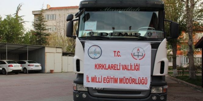 Kırklareli’nden El-Bab'a yardım