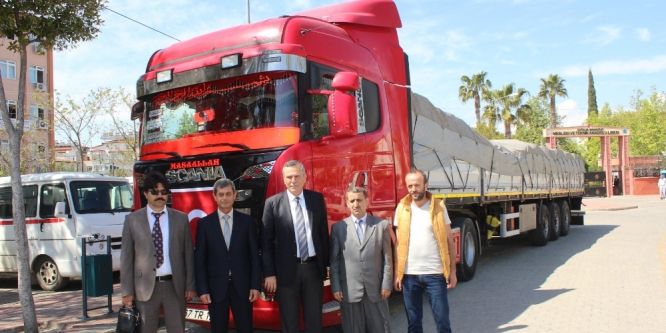 Manavgat’tan Cerablus’a yardım eli