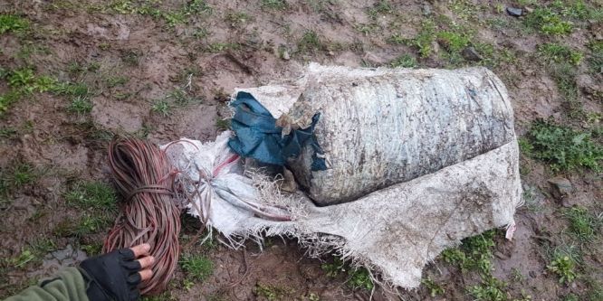 Beytüşşebap’ta bulunan patlayıcı imha edildi