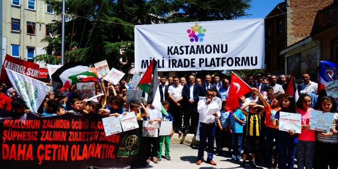 Kastamonu Milli İrade Platformu’ndan İsrail’e tepki