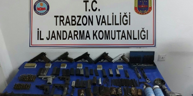 Trabzon’da silah kaçakçılığı