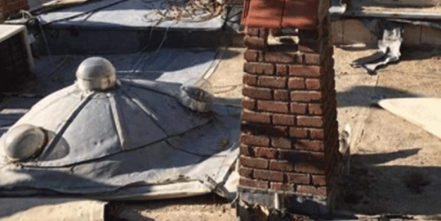 6 asırlık tarihi yapıya büyük saygısızlık