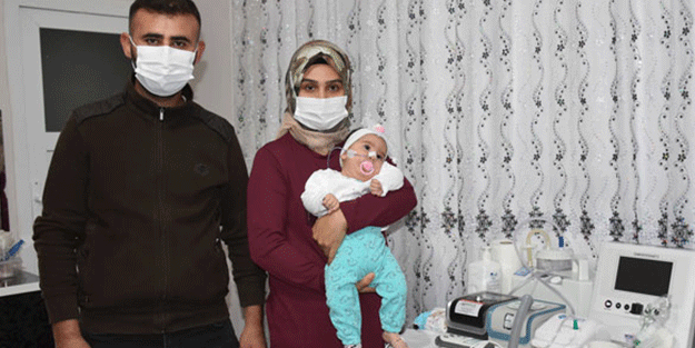 6 aylık yavrunun 'SMA' imtihanı! 5 ayrı cihaza bağlanarak yaşıyor