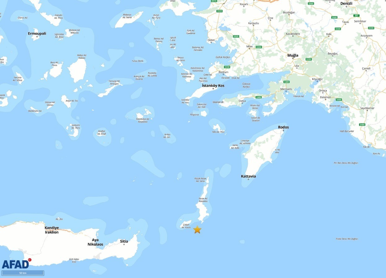 6 büyüklüğündeki deprem korkuttu! Muğla ve çevre iller sallandı