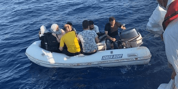 6 göçmen kurtarıldı