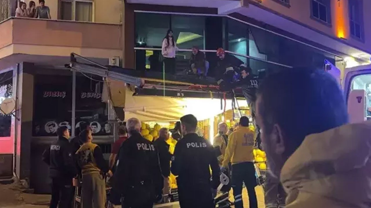 6. kattan atlayıp manav brandasına düştü