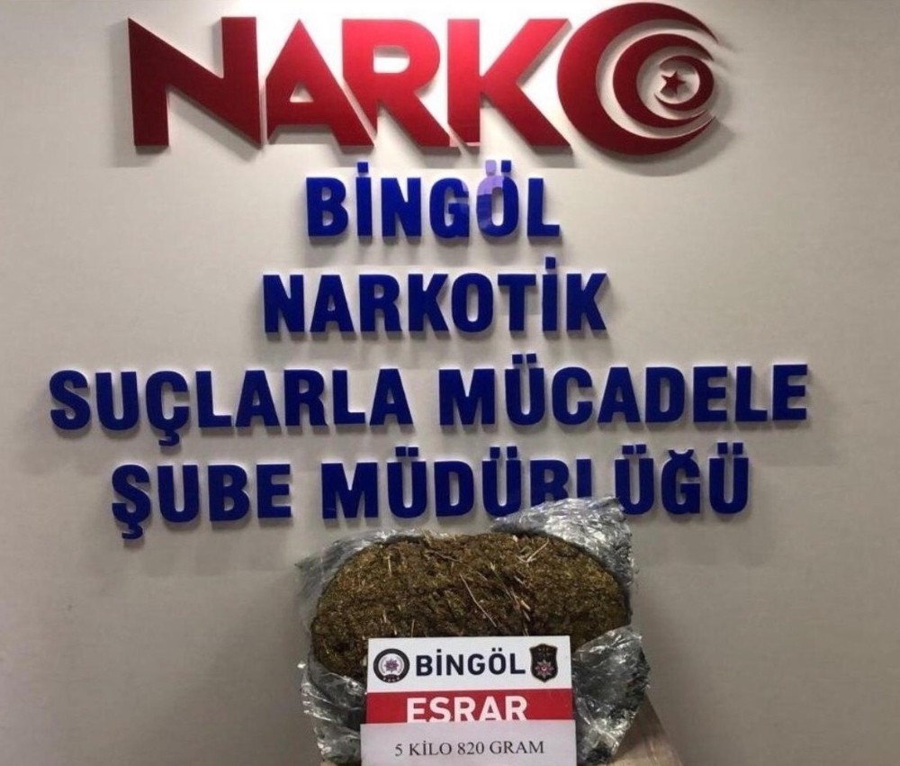 6 kilo esrarla yakalanan şüpheli tutuklandı 