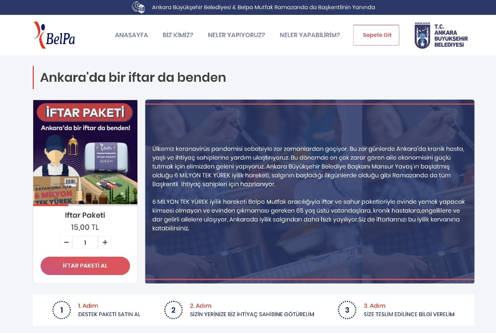 “6 milyon tek yürek” iyilik hareketi Ramazan ayında da devam ediyor 