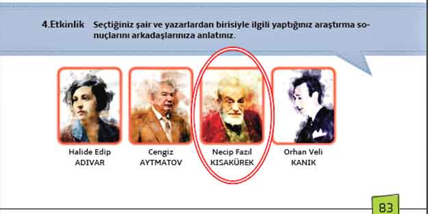 6. ve 7. sınıf ders kitaplarında milli yazar-şairlere parya muamelesi! Ders kitaplarında laikçi istila