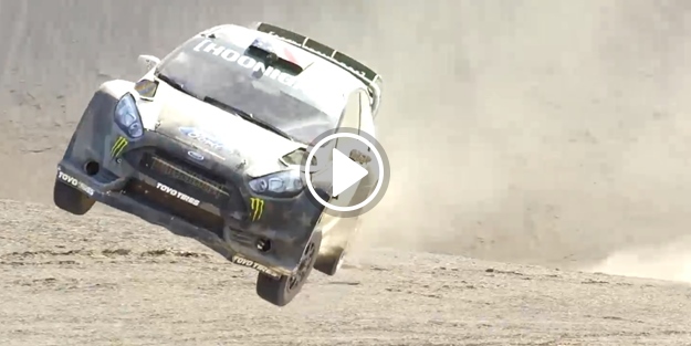 600 beygirlik özel üretim Fiesta’yla nefes kesen gösteri!