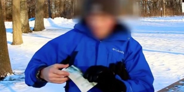 "6000 yılından geldim" dedi, fotoğraf gösterdi