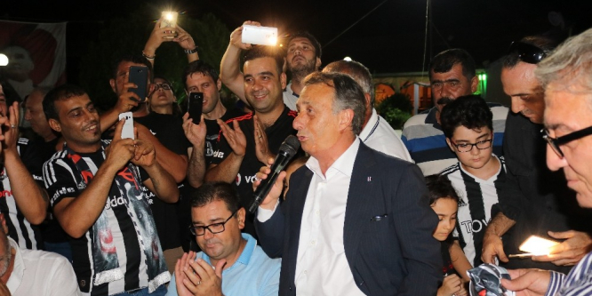 Beşiktaş taraftarı şampiyonluğu Milas’ta kutladı